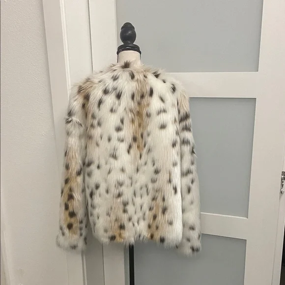 7 For All Mankind Cream and Tan Teddy Jacket - Picture 4 of 4